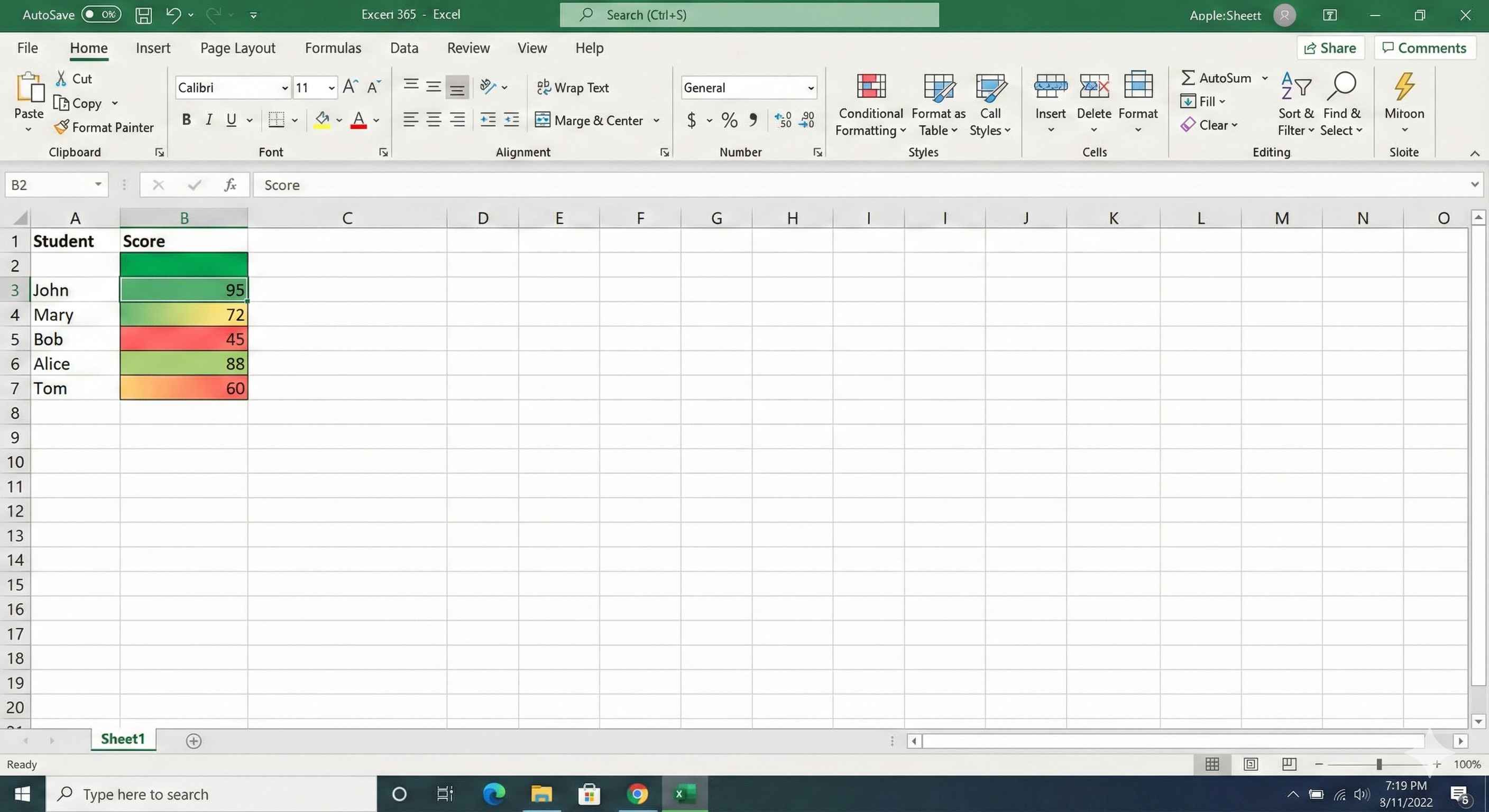 Color Scales Example