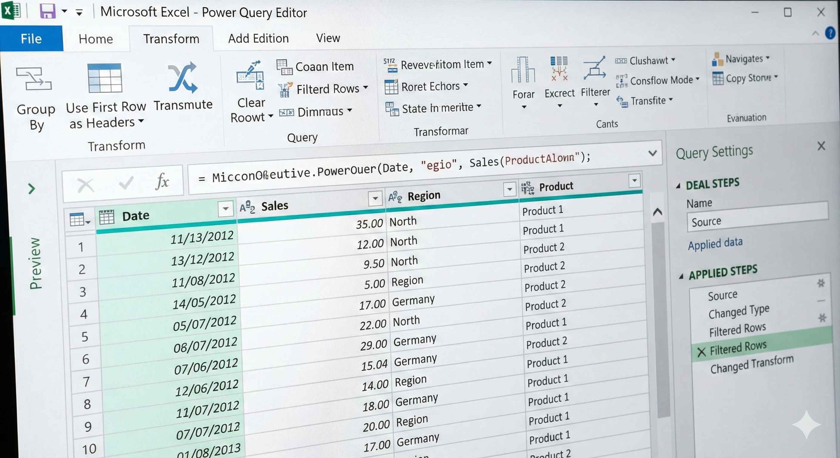 Power Query Editor