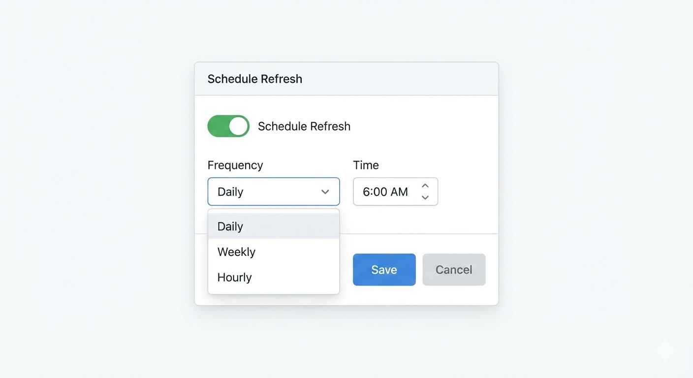 Schedule Refresh